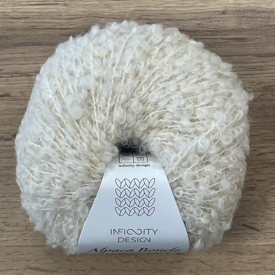 INFINITY, ALPACA BOUCLE (1012), белый