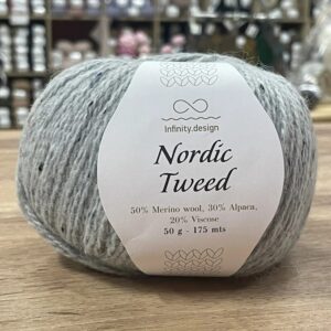 INFINITY, NORDIC TWEED (1000) белый алебастр