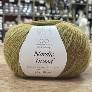INFINITY, NORDIC TWEED (2114) горчичный