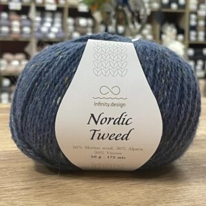 INFINITY, NORDIC TWEED (6052) джинсовый